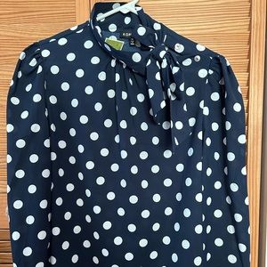 Polka dot blouse